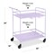 Best Choice Products 2-Tier Rolling Bar Cart Indoor/Outdoor w/ Storage Shelves, Wine Rack, Lockable Wheels